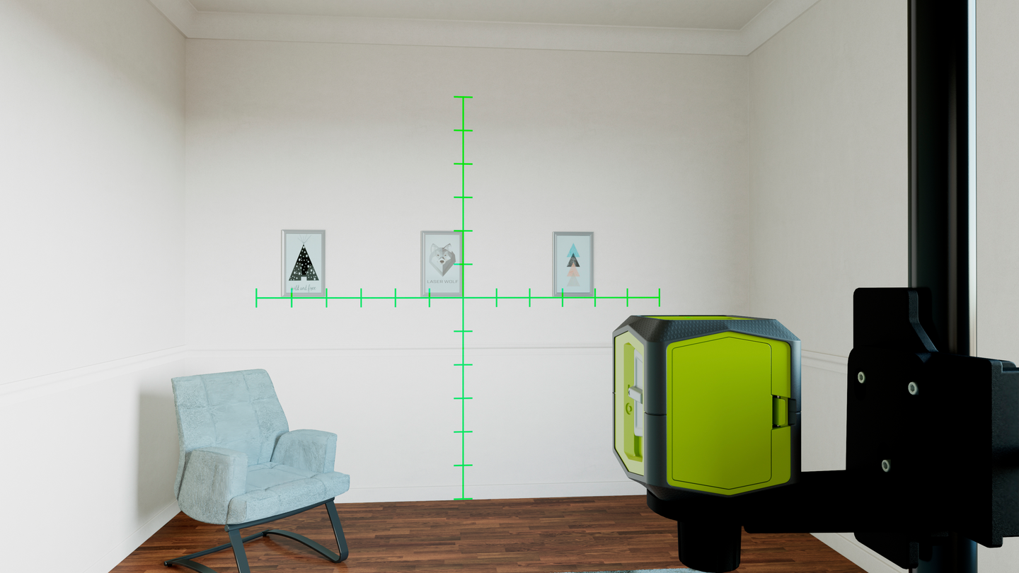 Linjalaser Ryobi RBCLLG2 vihreä