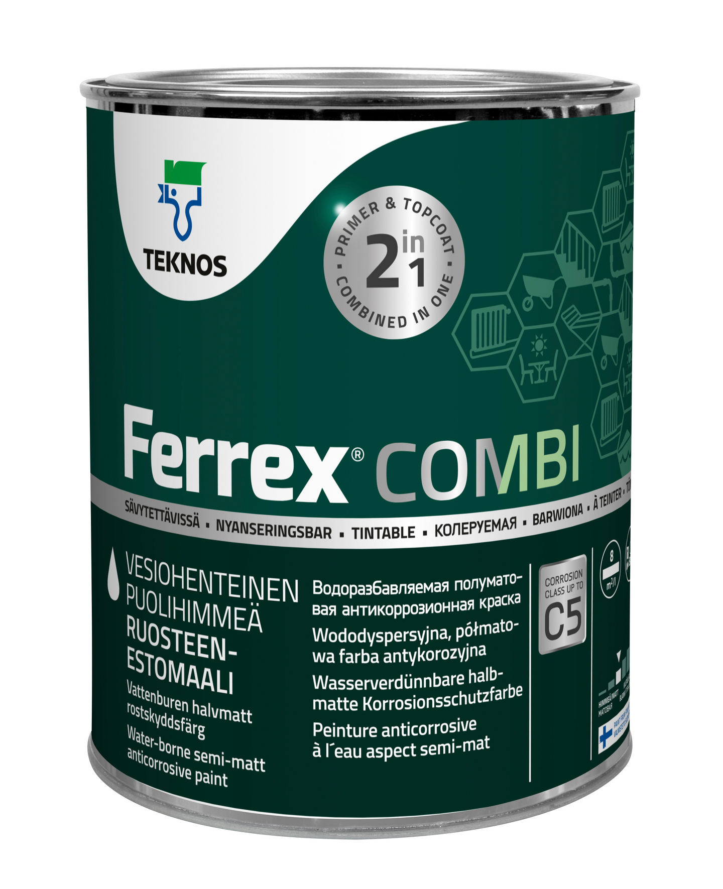 Ferrex Combi Ruosteenestomaali 0,9l PM3