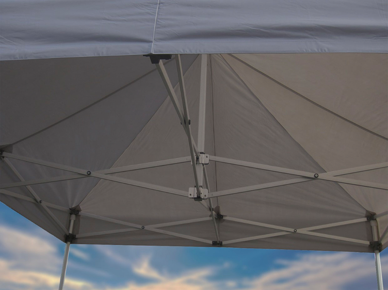 Työmaateltta Nopsa Pro 2x2m harmaa