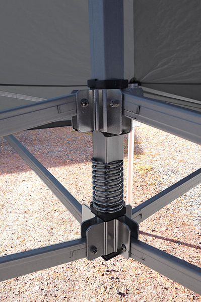 Työmaateltta Nopsa Pro 3x3m harmaa