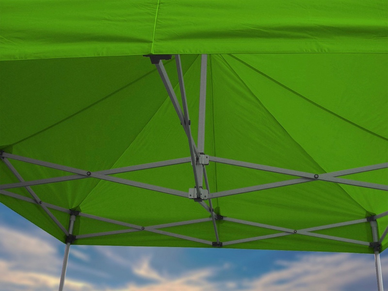 Työmaateltta Nopsa Pro 3x3m vaaleanvihreä