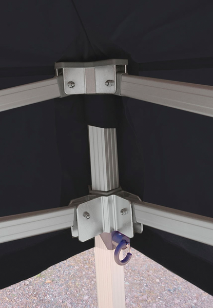 Työmaateltta Nopsa Extreme 4x4m musta