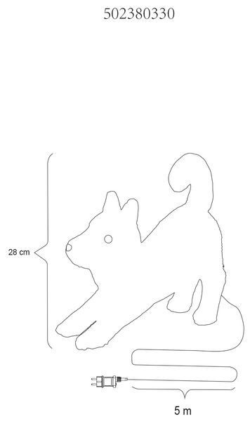 Husky-pentu Cello 28cm IP44