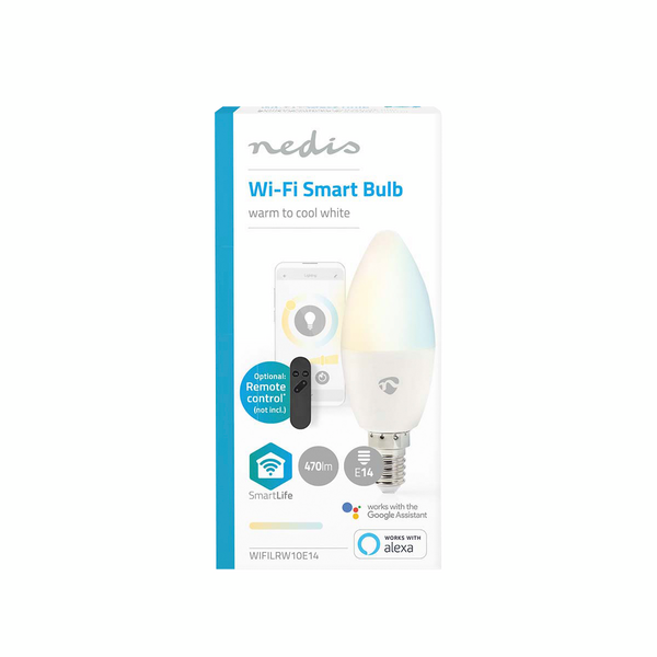 Led-lamppu Nedis Smartlife Wifi 2700-6500K 470lm E14
