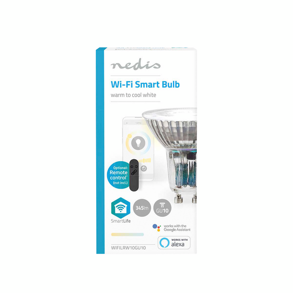 Led-lamppu Nedis Smartlife WiFi 2700-6500K 345lm GU10