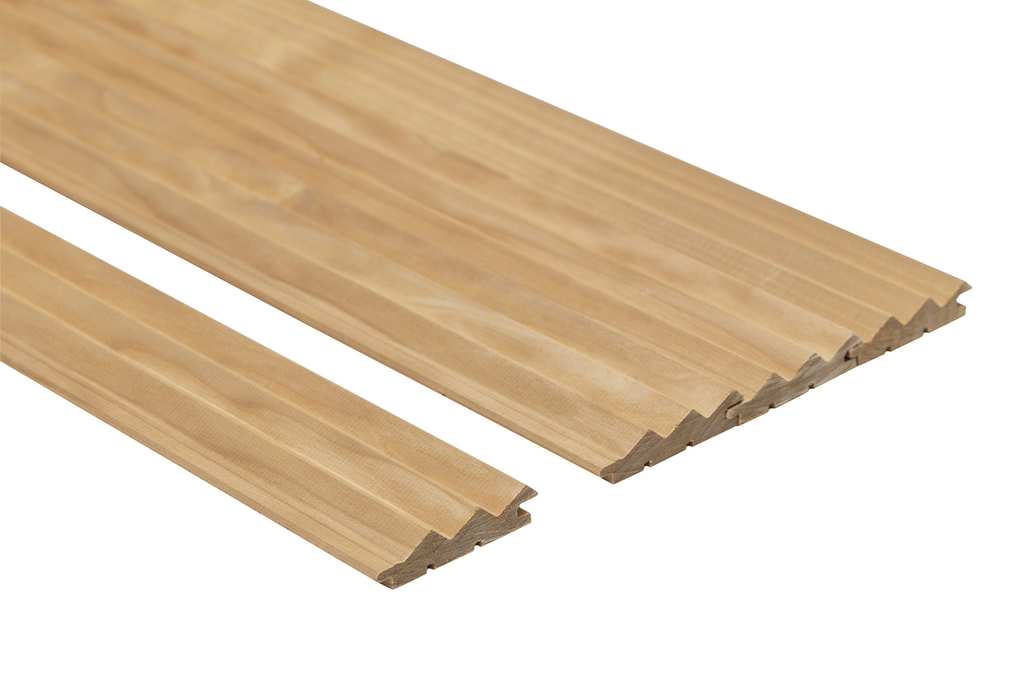 Saunapaneeli VIRE 15x69x2100 lämpökäsitelty haapa