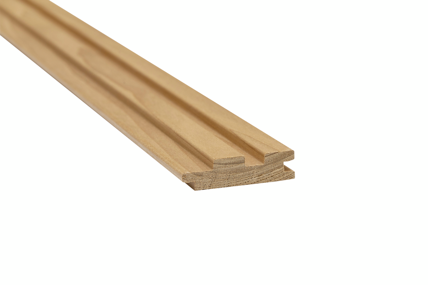 Saunapaneeli KYTE 15x60x2400 lämpökäsitelty haapa