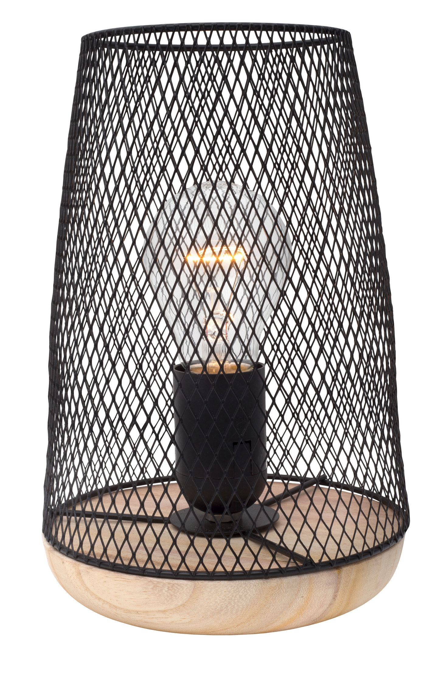 Pöytävalaisin Nova Luce Marco musta 150mm