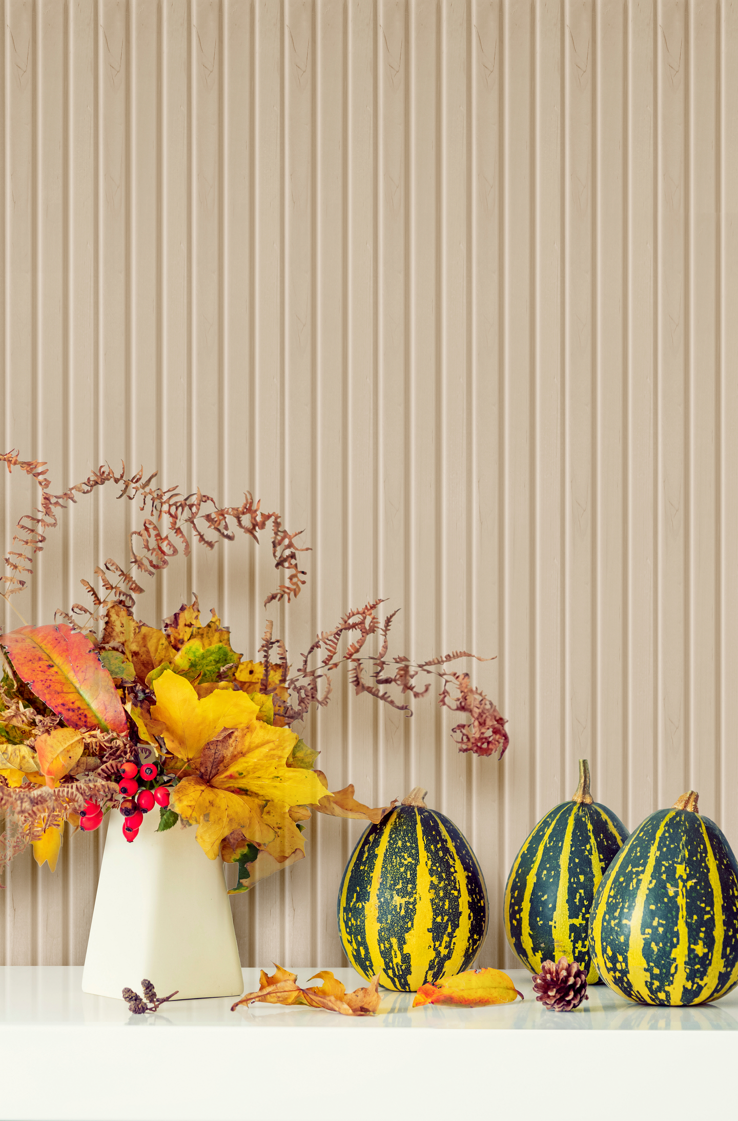 Sisustuspaneeli Cello 15x95x2680 STP valeura2 päätypontattu koivu puuvalmis