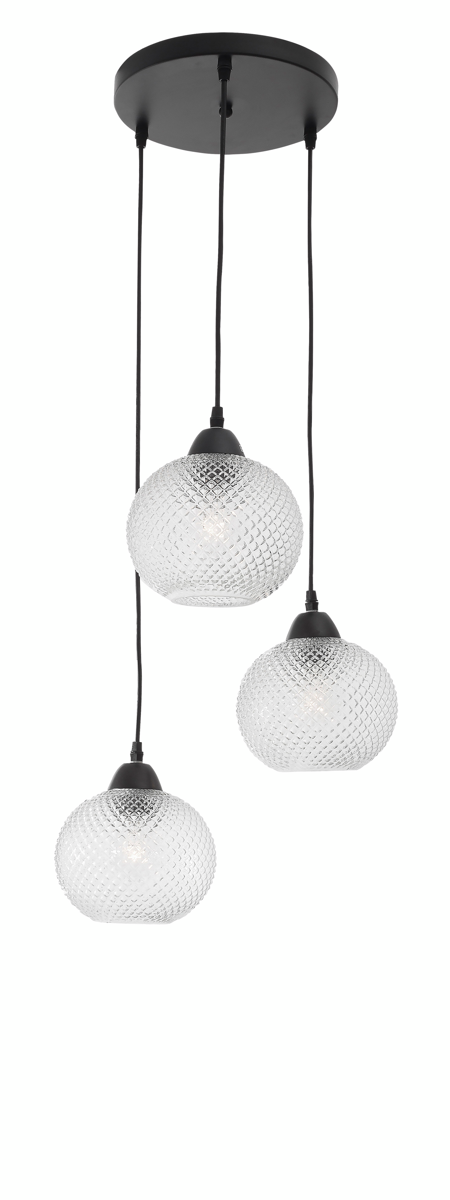 Riippuvalaisin Nova Luce Vienti/3 kirkas E27 300mm