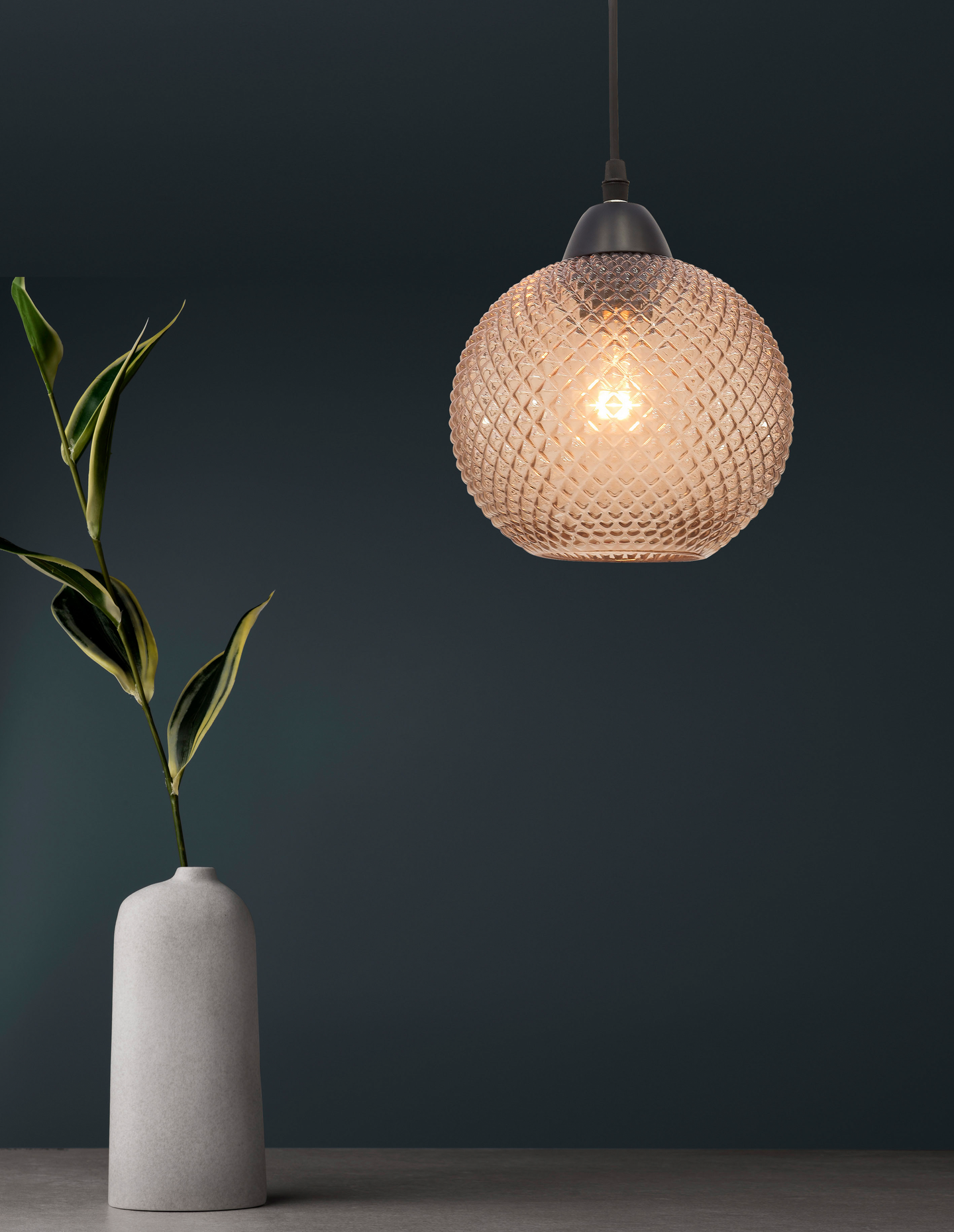 Riippuvalaisin Nova Luce Vienti okra E27 180mm