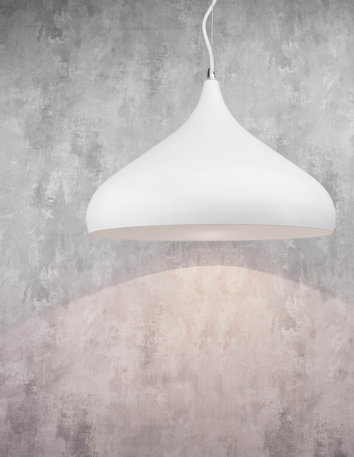 Riippuvalaisin Nova Luce Benicio valkoinen E27 420mm