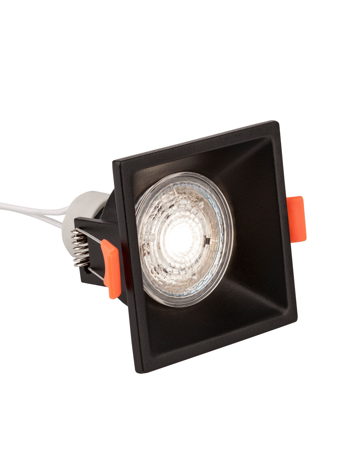 Kattovalaisin Nova Luce Staf musta GU10 upotettava