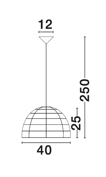 Riippuvalaisin Nova Luce Melody 400mm