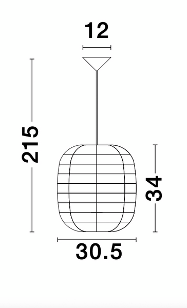 Riippuvalaisin Nova Luce Melody 305mm
