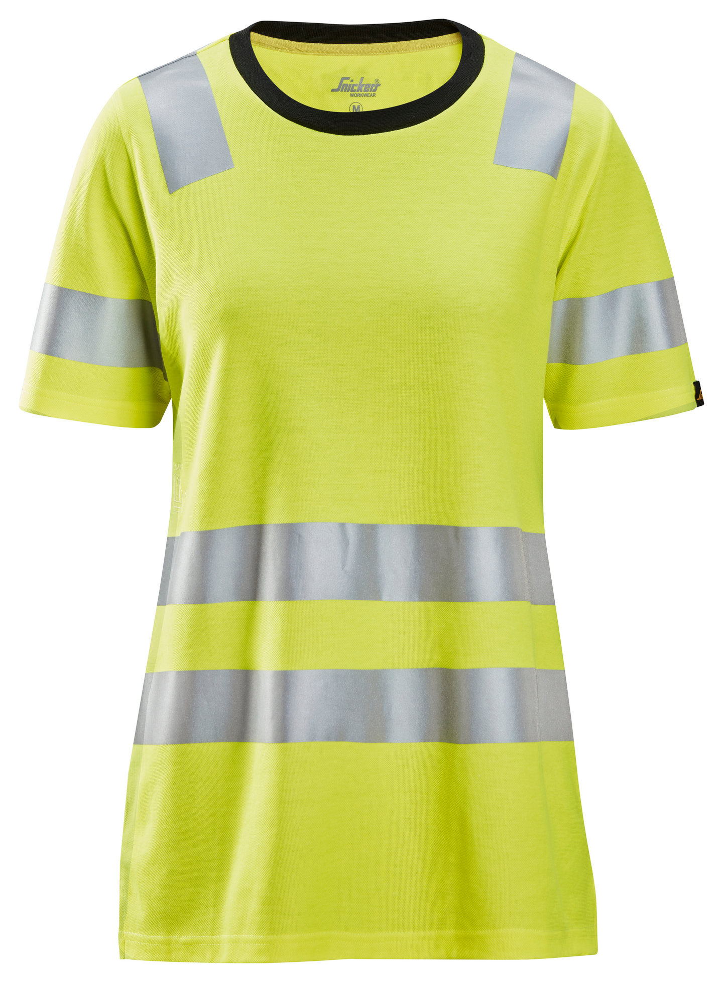 T-SHIRT SNICKERS WORKWEAR 2537 KL 2 DAM GUL XXL, VARSELGUL