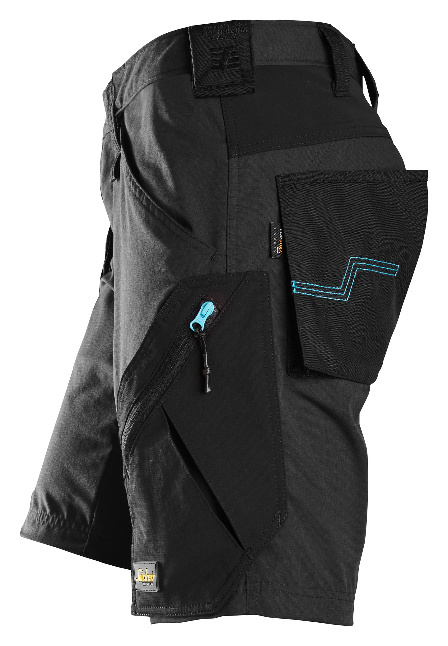 Shortsit Snickers 6112-0404 LiteWork 37.5® musta