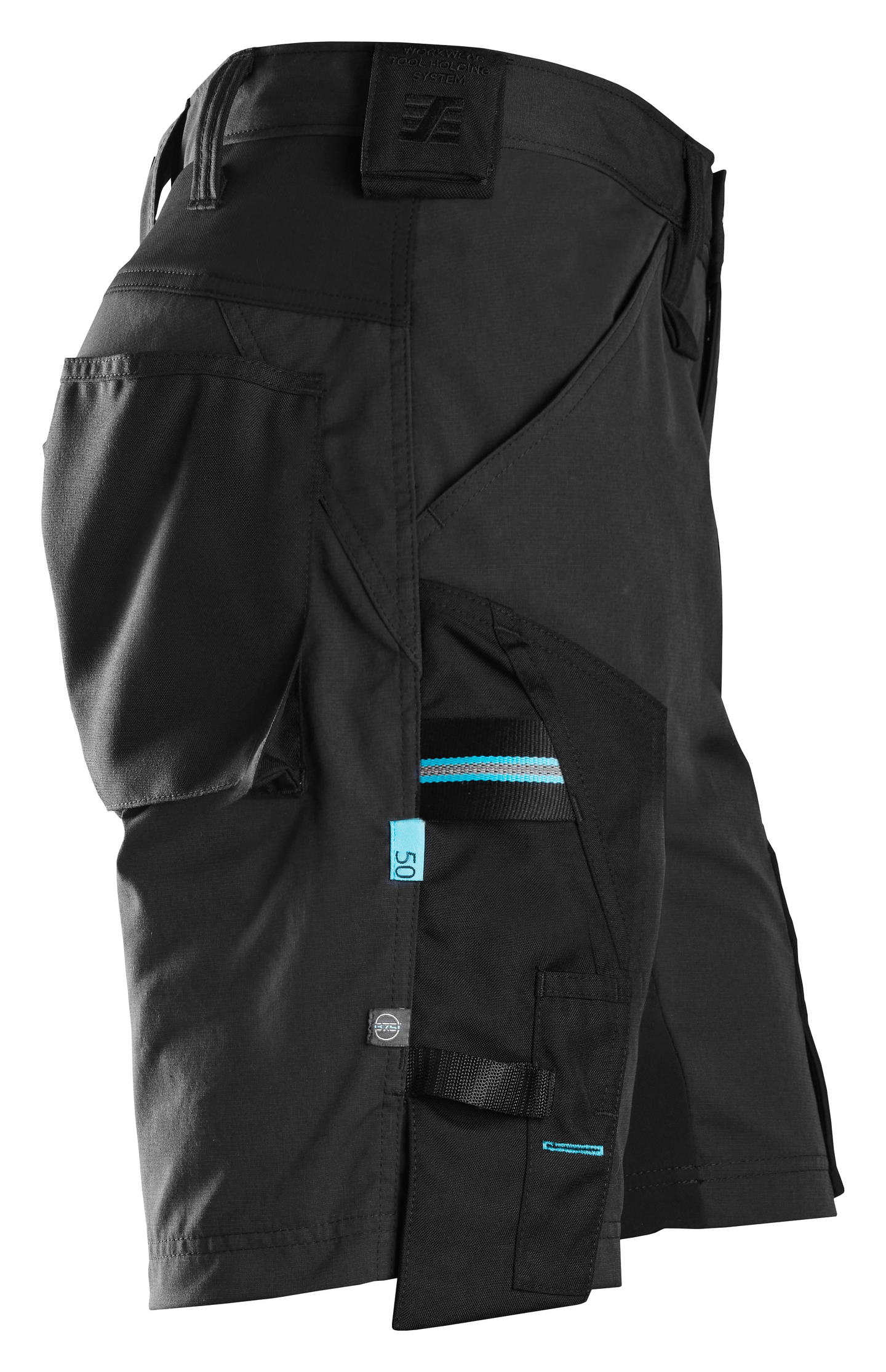 Shortsit Snickers 6112-0404 LiteWork 37.5® musta