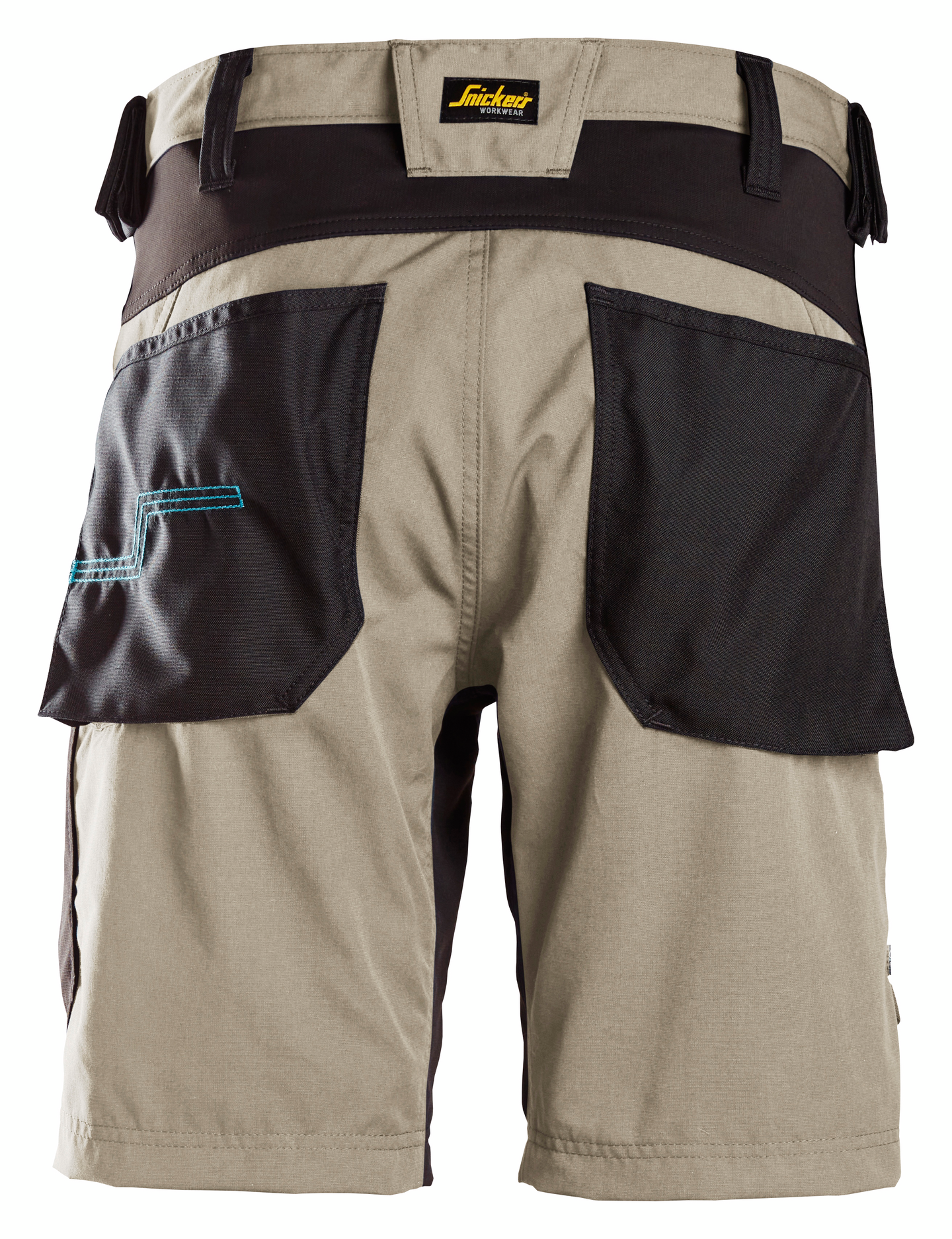 Shortsit Snickers 6112-2004 LiteWork 37.5® khaki/musta