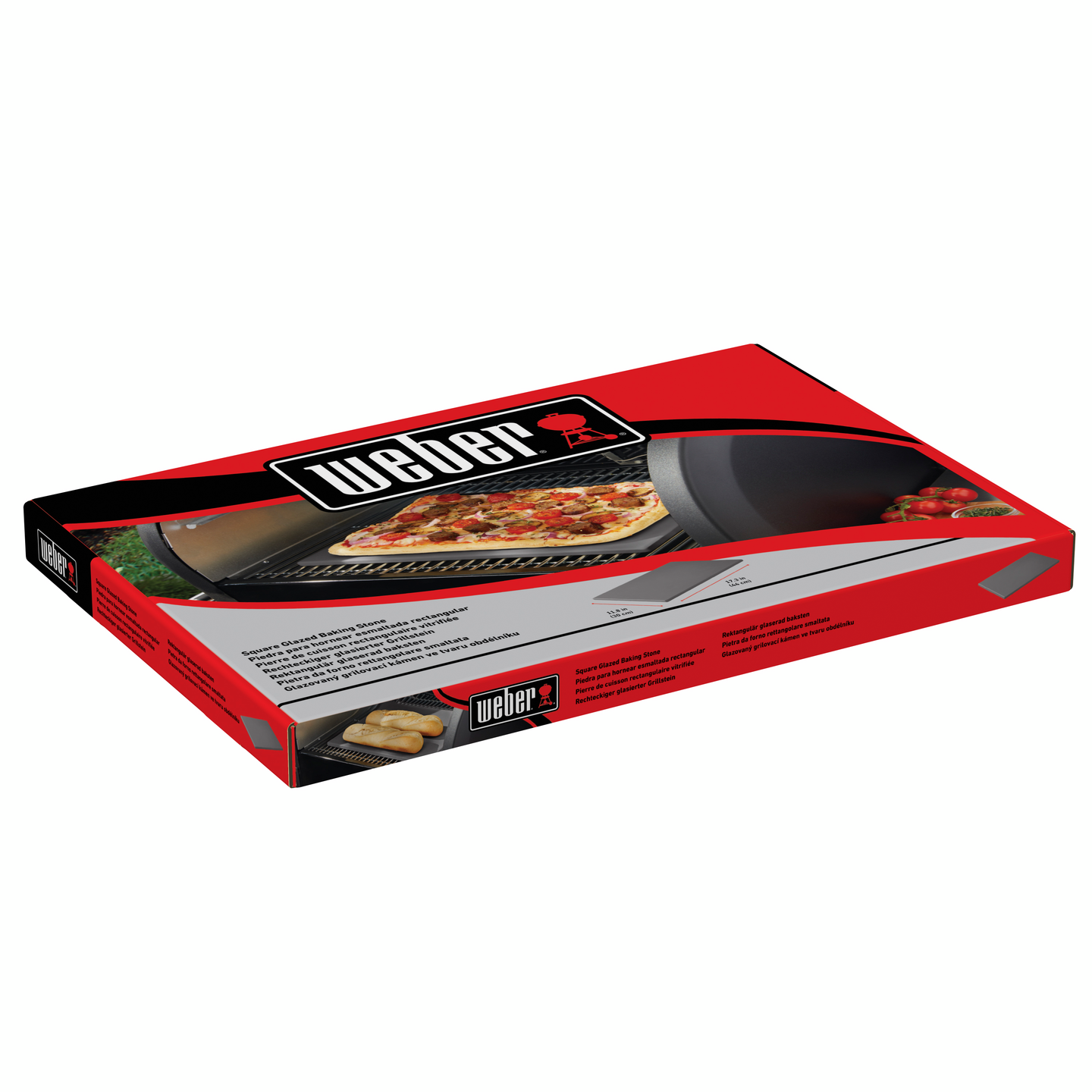 GLASERAD WEBER PIZZASTEN 30X44CM