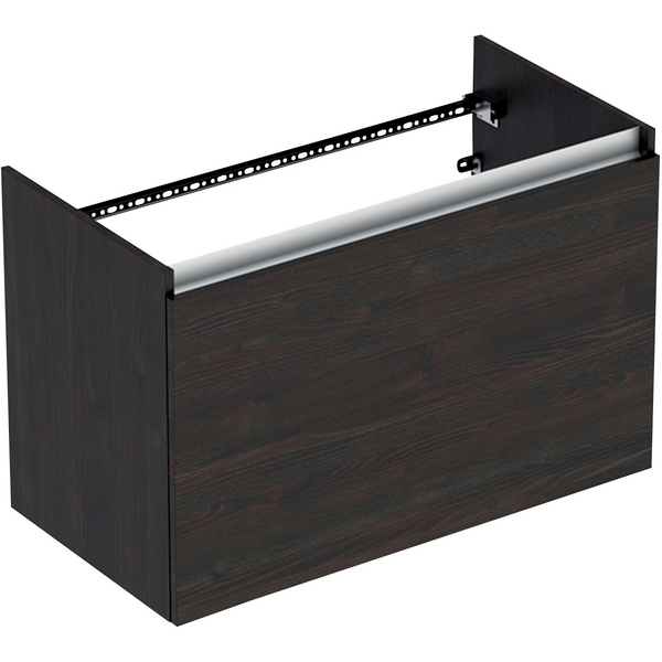 Allaskaappi IDO Light L90 K58 S47cm vetolaatikolla tumma saarni