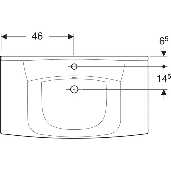 Tasoallas IDO Light L92 S51,5cm hanareikä ylivuotoaukolla