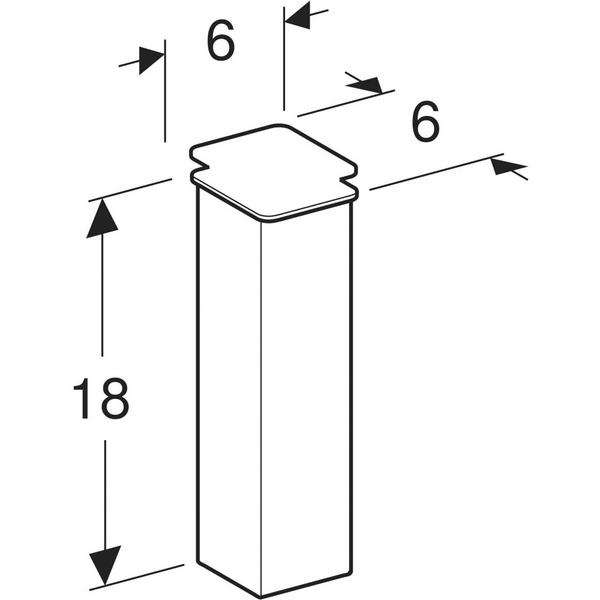 Jalkasarja IDO Light H18-22 cm alumiini 2kpl