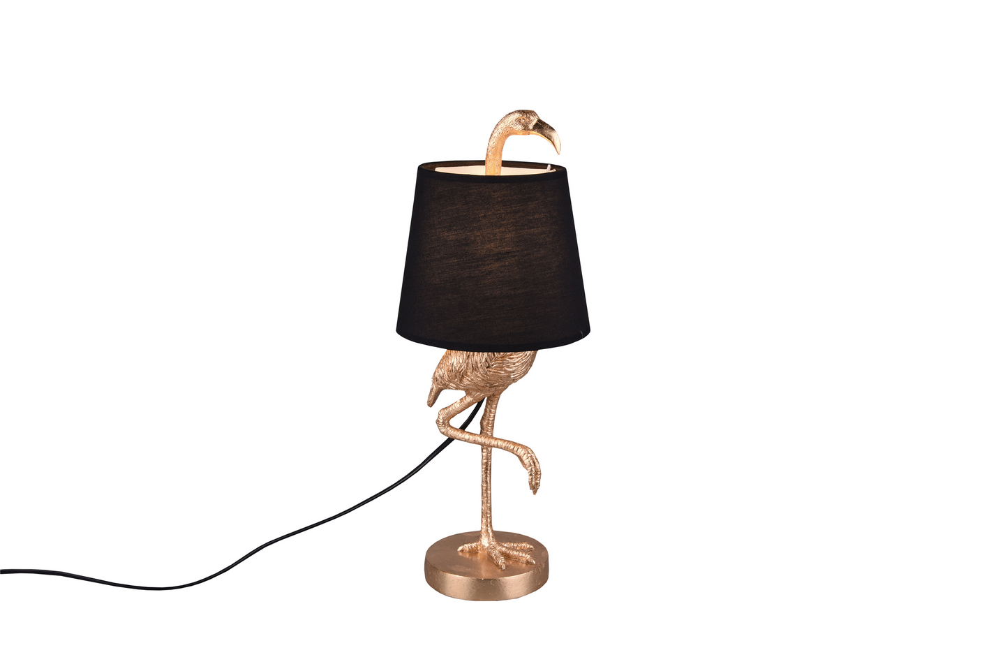 Pöytävalaisin TRIO Lola E14 musta/kulta