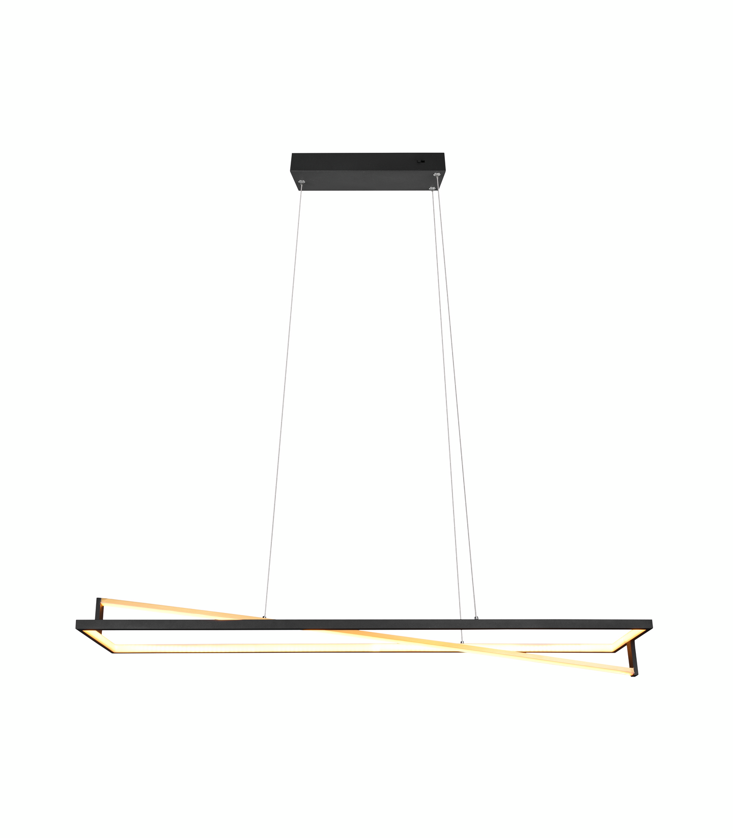 Riippuvalaisin TRIO Edge led 4100lm mattamusta