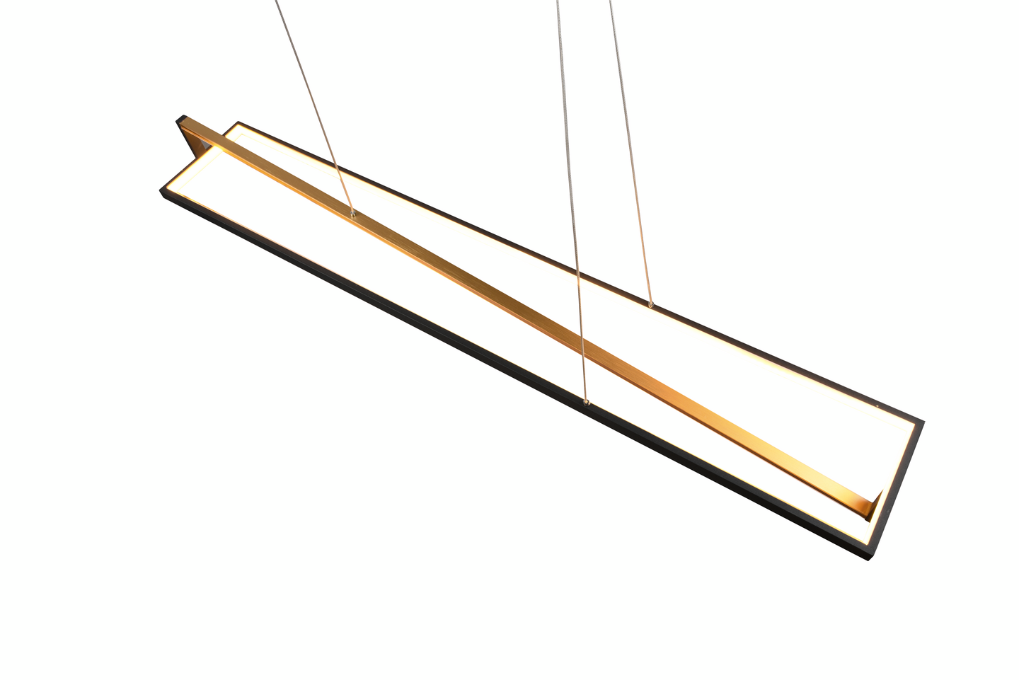 Riippuvalaisin TRIO Edge led 4100lm mattamusta