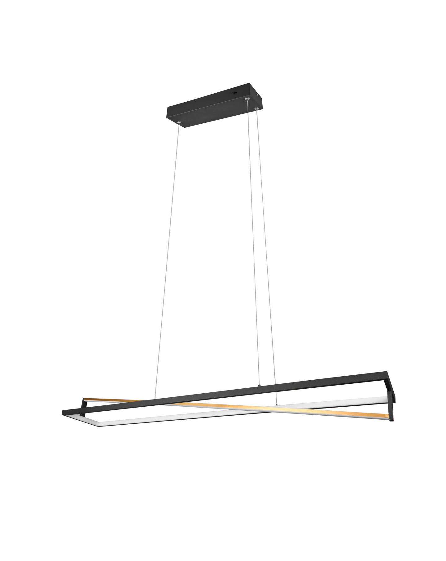 Riippuvalaisin TRIO Edge led 4100lm mattamusta