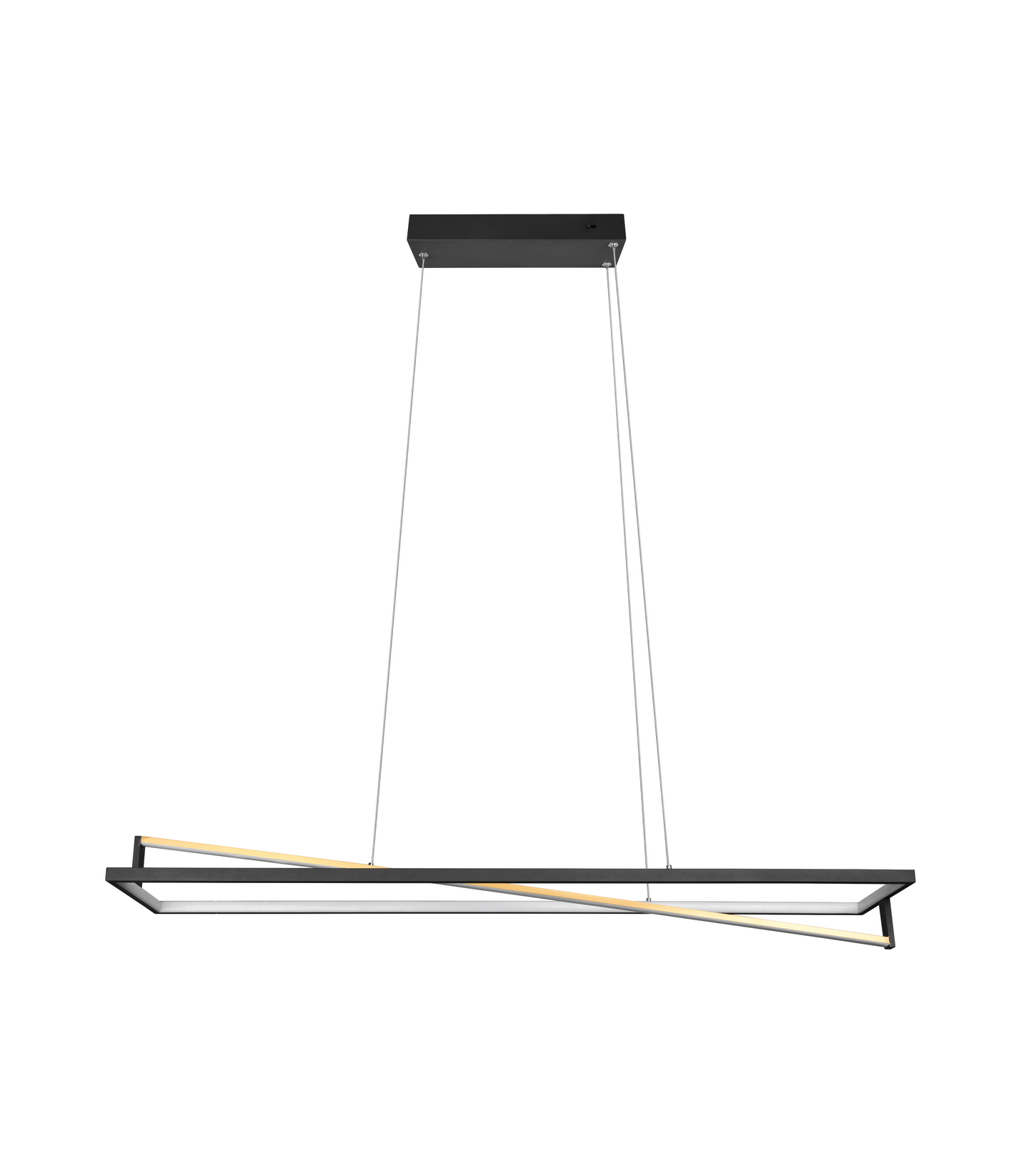 Riippuvalaisin TRIO Edge led 4100lm mattamusta