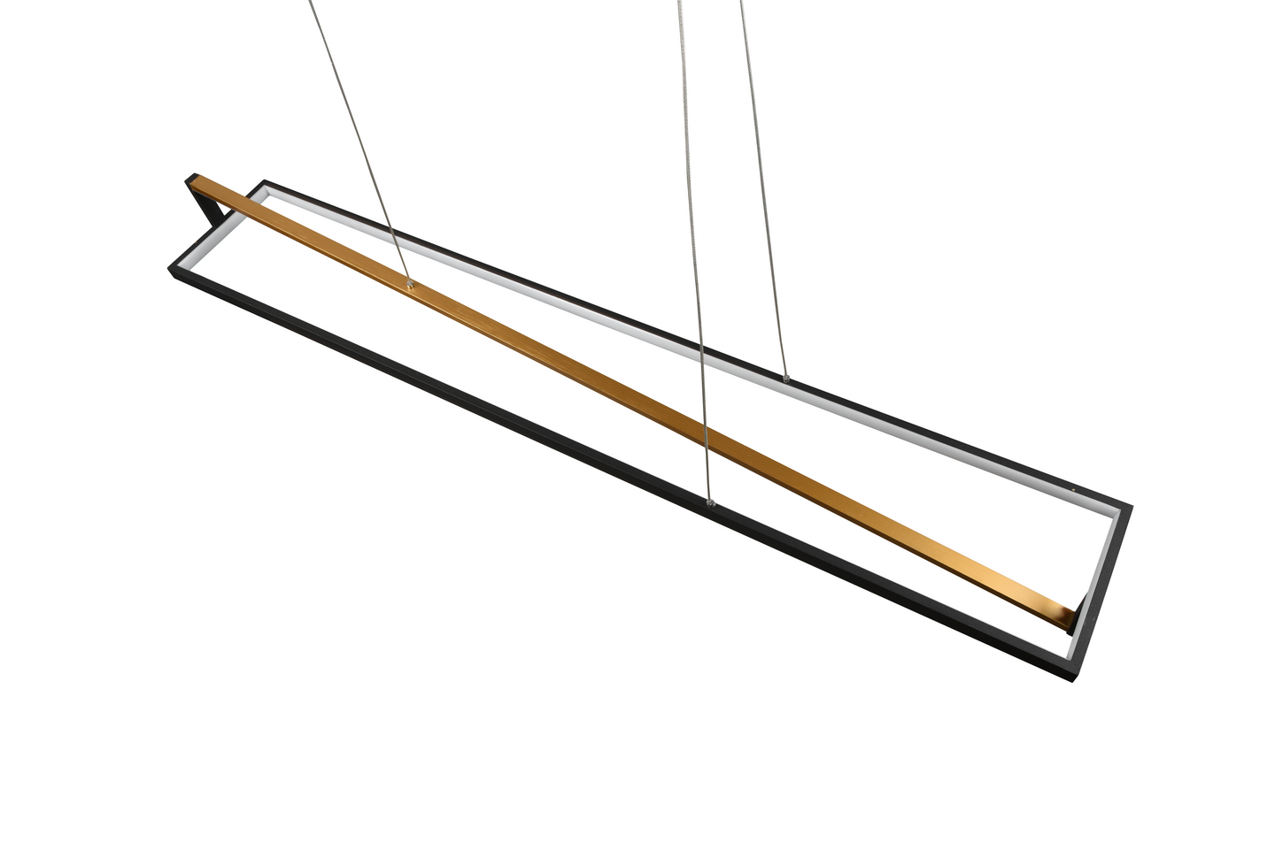 Riippuvalaisin TRIO Edge led 4100lm mattamusta