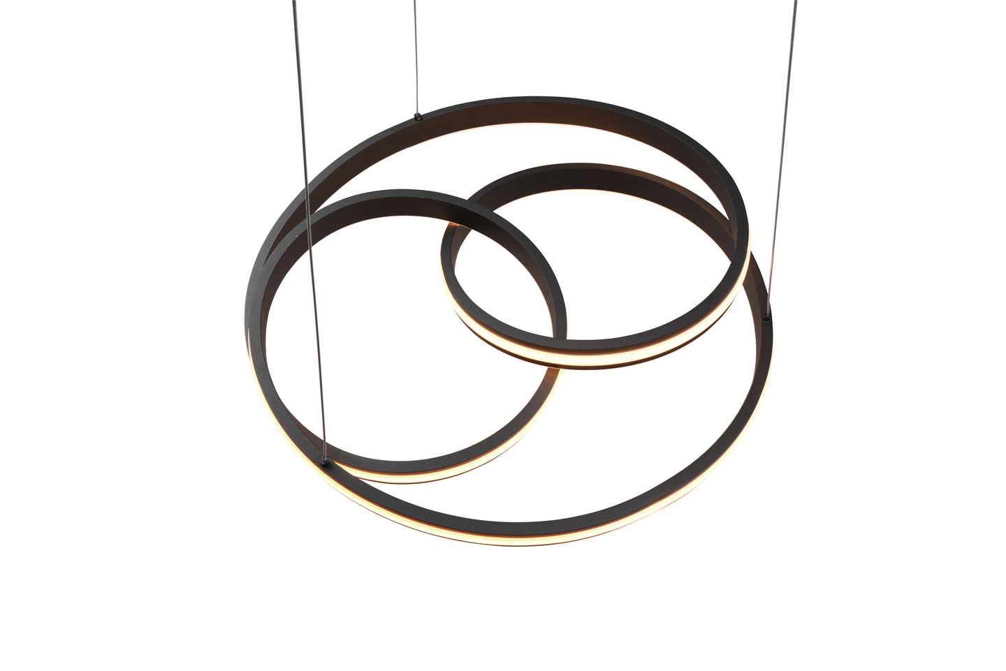 Riippuvalaisin TRIO Nuria led 7200lm mattamusta