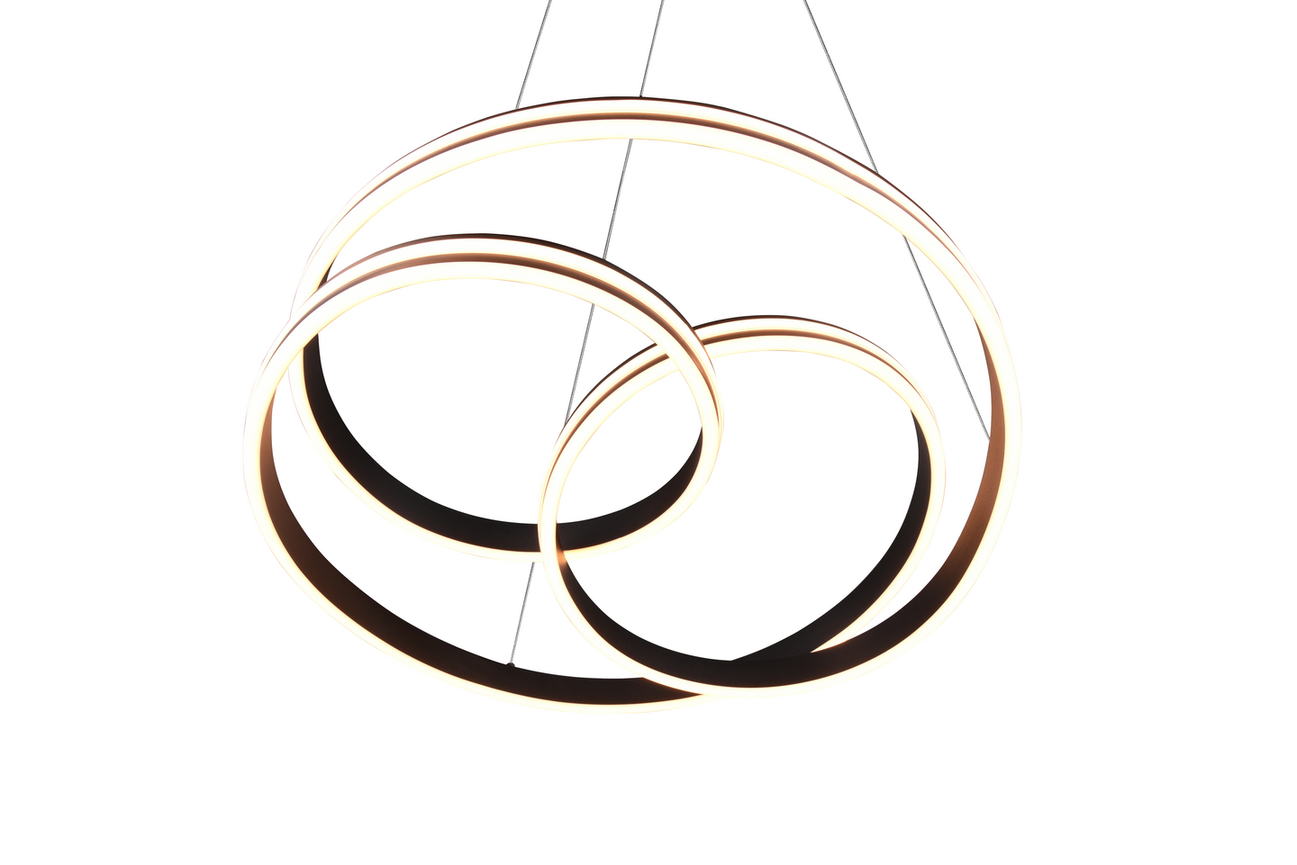 Riippuvalaisin TRIO Nuria led 7200lm mattamusta