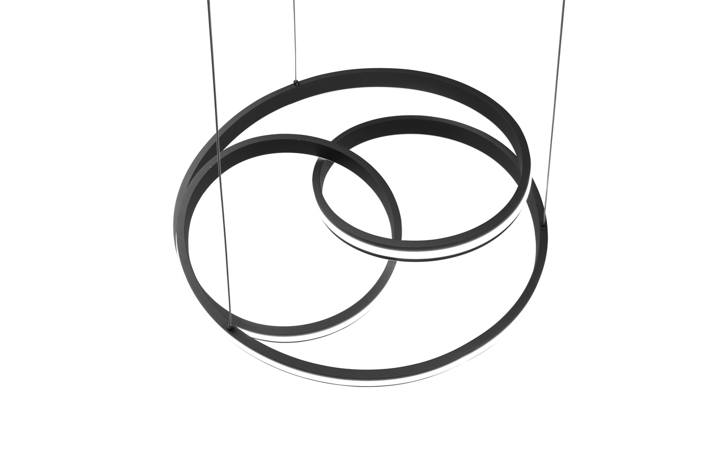 Riippuvalaisin TRIO Nuria led 7200lm mattamusta