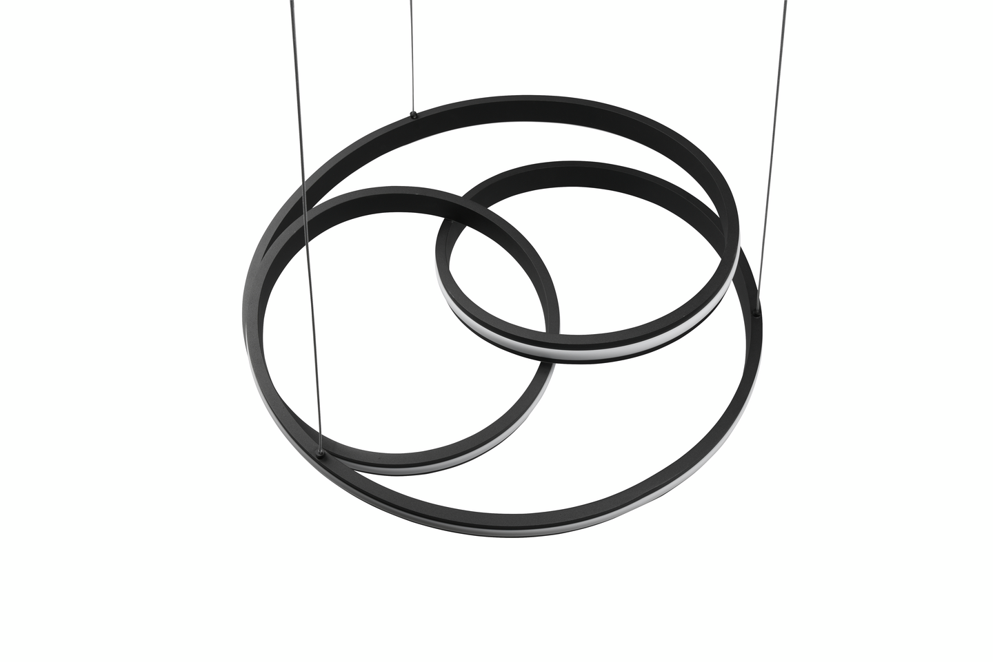 Riippuvalaisin TRIO Nuria led 7200lm mattamusta