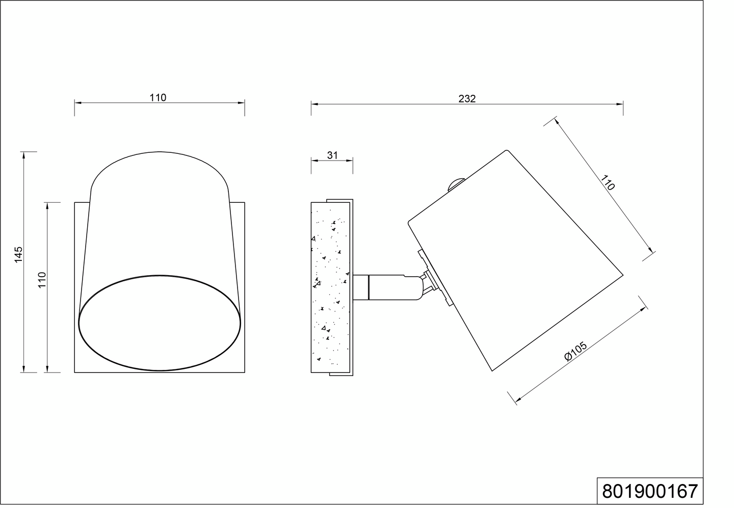 Spotti TRIO Bell E14 1-osainen antiikkiteräs