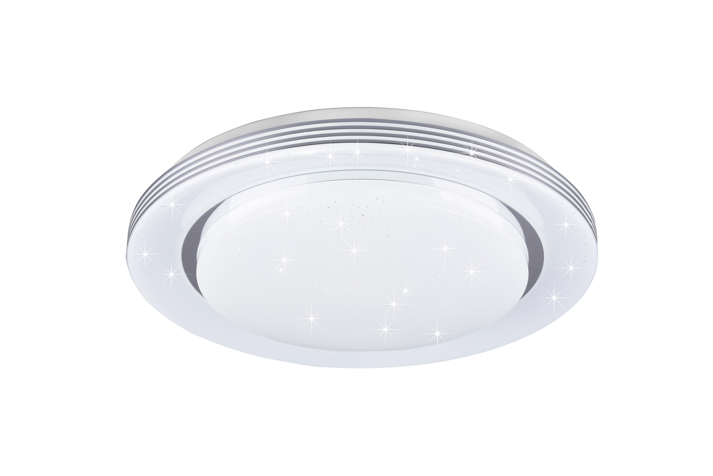 Plafondi TRIO Atria led 58cm valkoinen Starlight