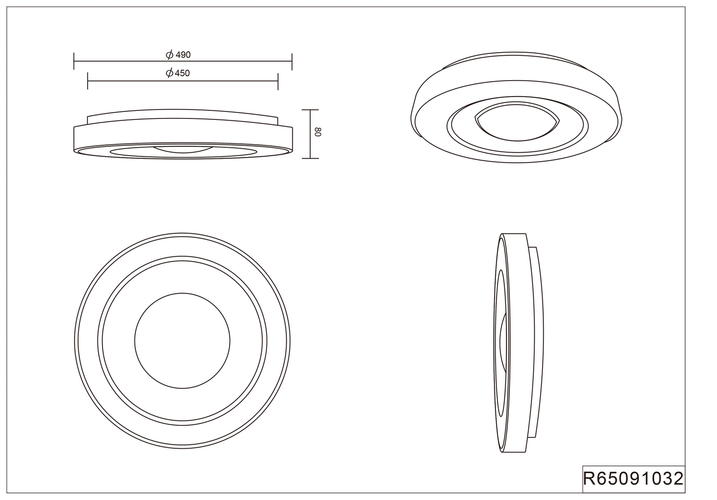 Kattovalaisin TRIO Arco led RGBW mattamusta Starlight