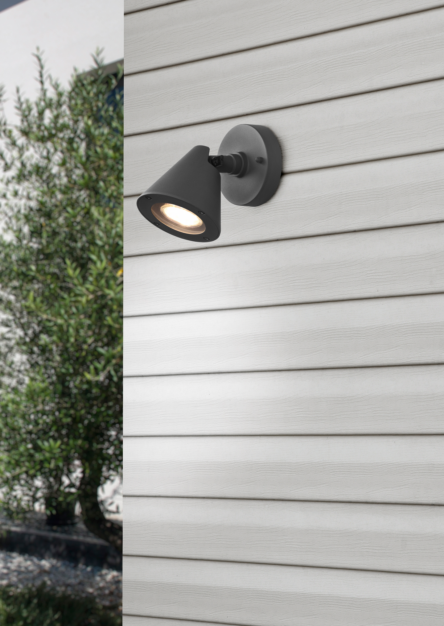 Seinävalaisin TRIO Kaveri GU10 antrasiitti