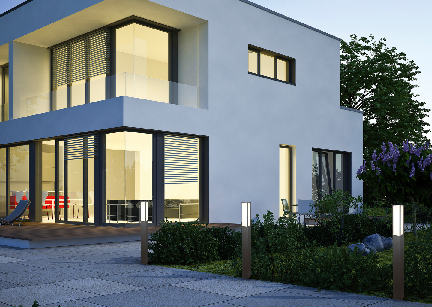 Pylväsvalaisin TRIO Fuerte led 1700lm 150cm antrasiitti