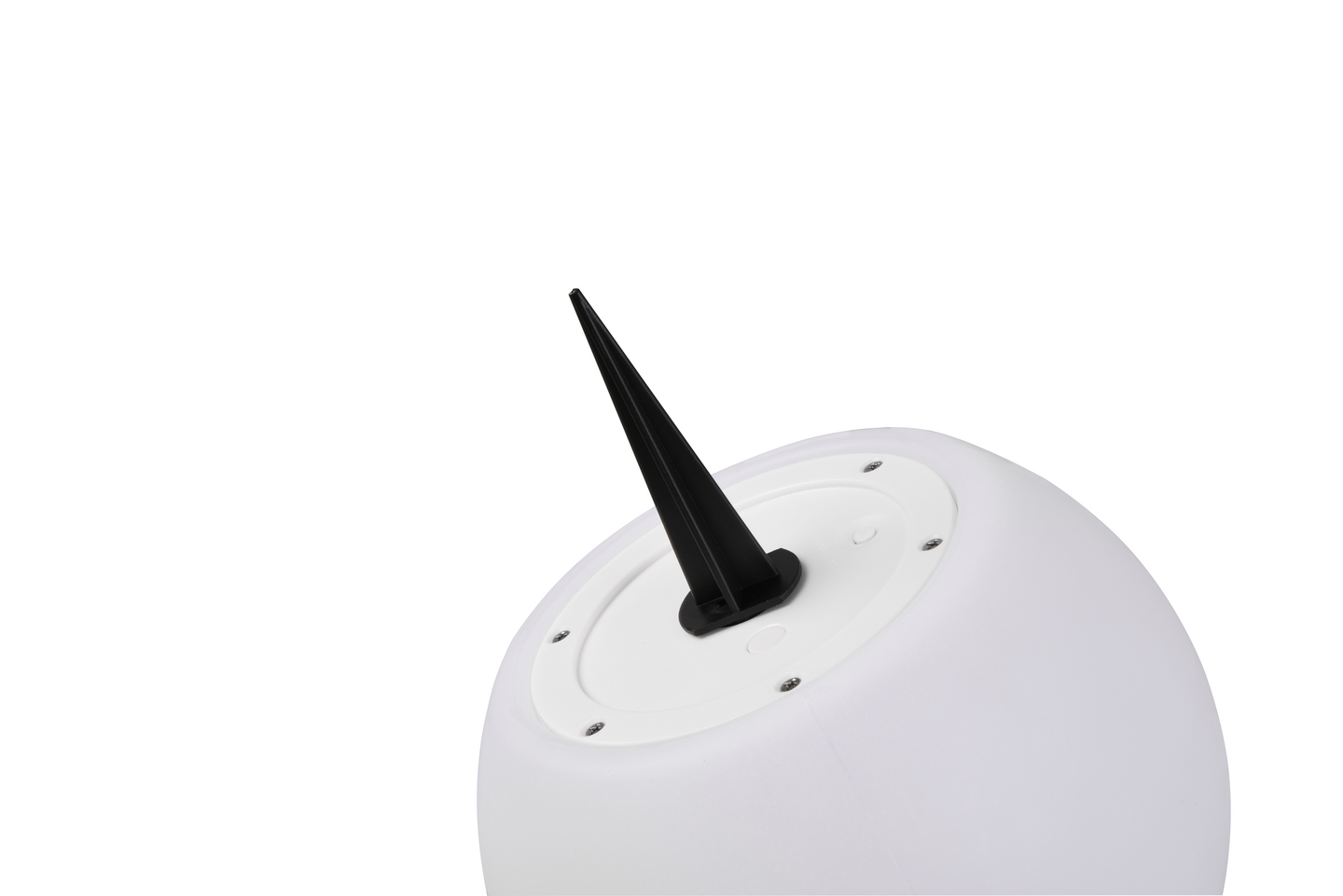 Aurinkokennovalaisin TRIO Melo led 20cm valkoinen RGBW ladattava