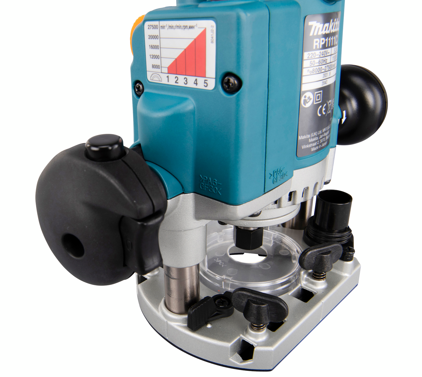 Yläjyrsin Makita RP1111CJ 230V 1100W