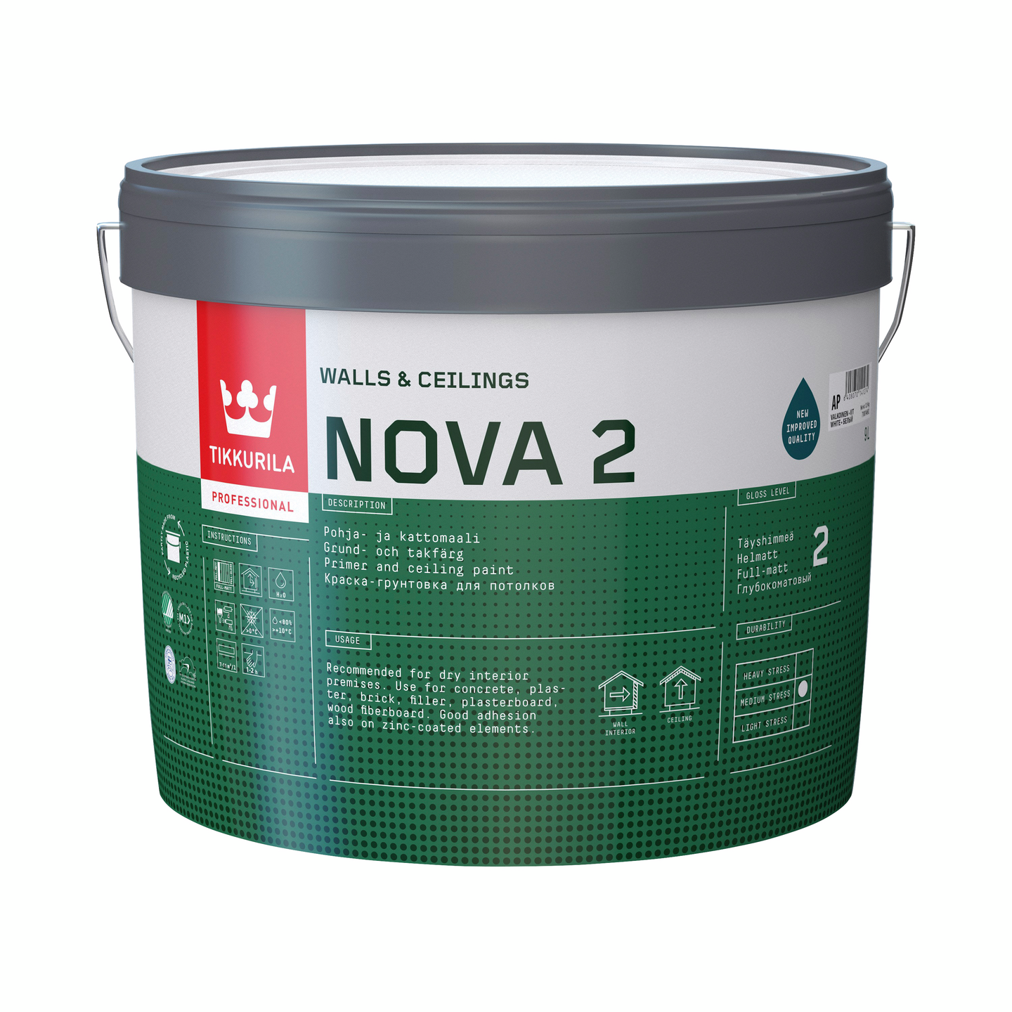 Nova 2 Pohja- ja kattomaali AP täyshimmeä