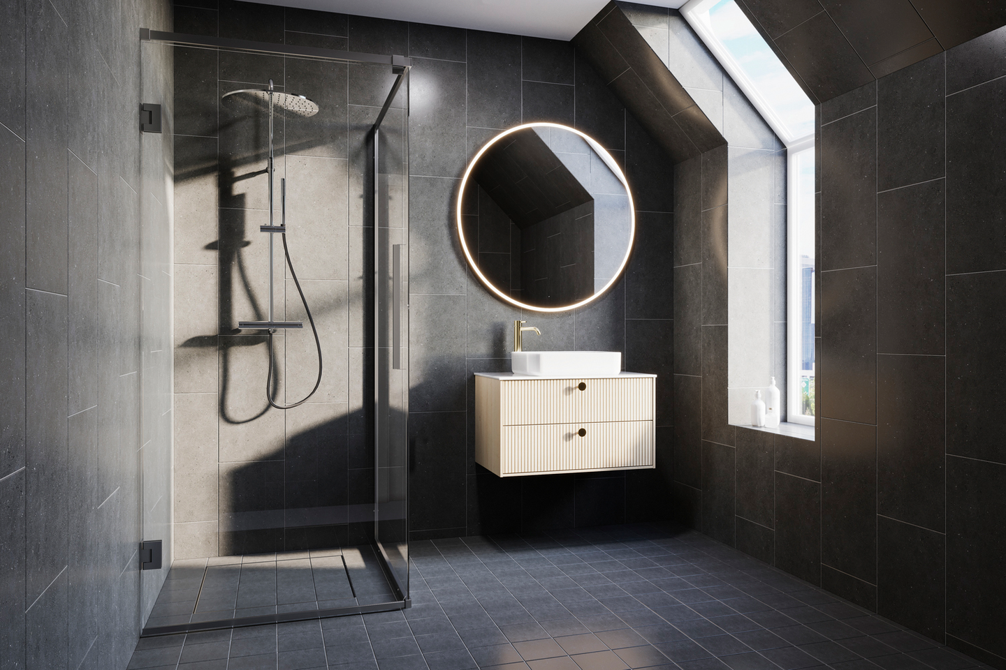 HANDDUSCH SVEDBERGS LANGFOSS RAK/FAST AL MATT KRISTALL 90X200X92CM