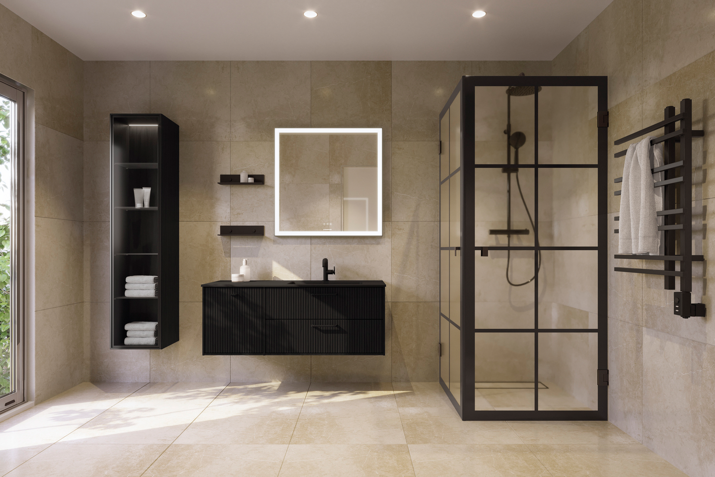 TVÄTTSTÄLL SVEDBERGS ISE HÖGER ASKA, 121X13,7X46CM