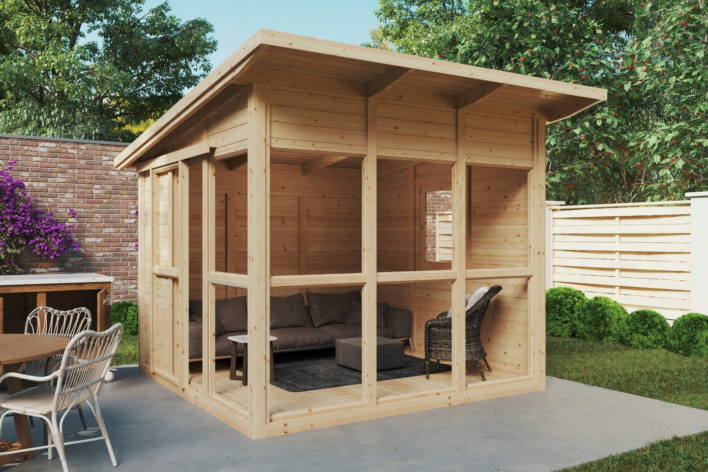 Kesähuone Villa Havouri 270x270cm 7,3m²