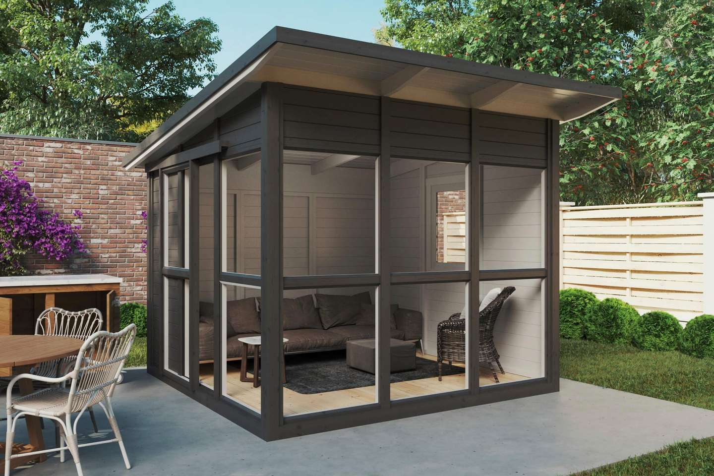 Kesähuone Villa Havouri 270x270cm 7,3m²