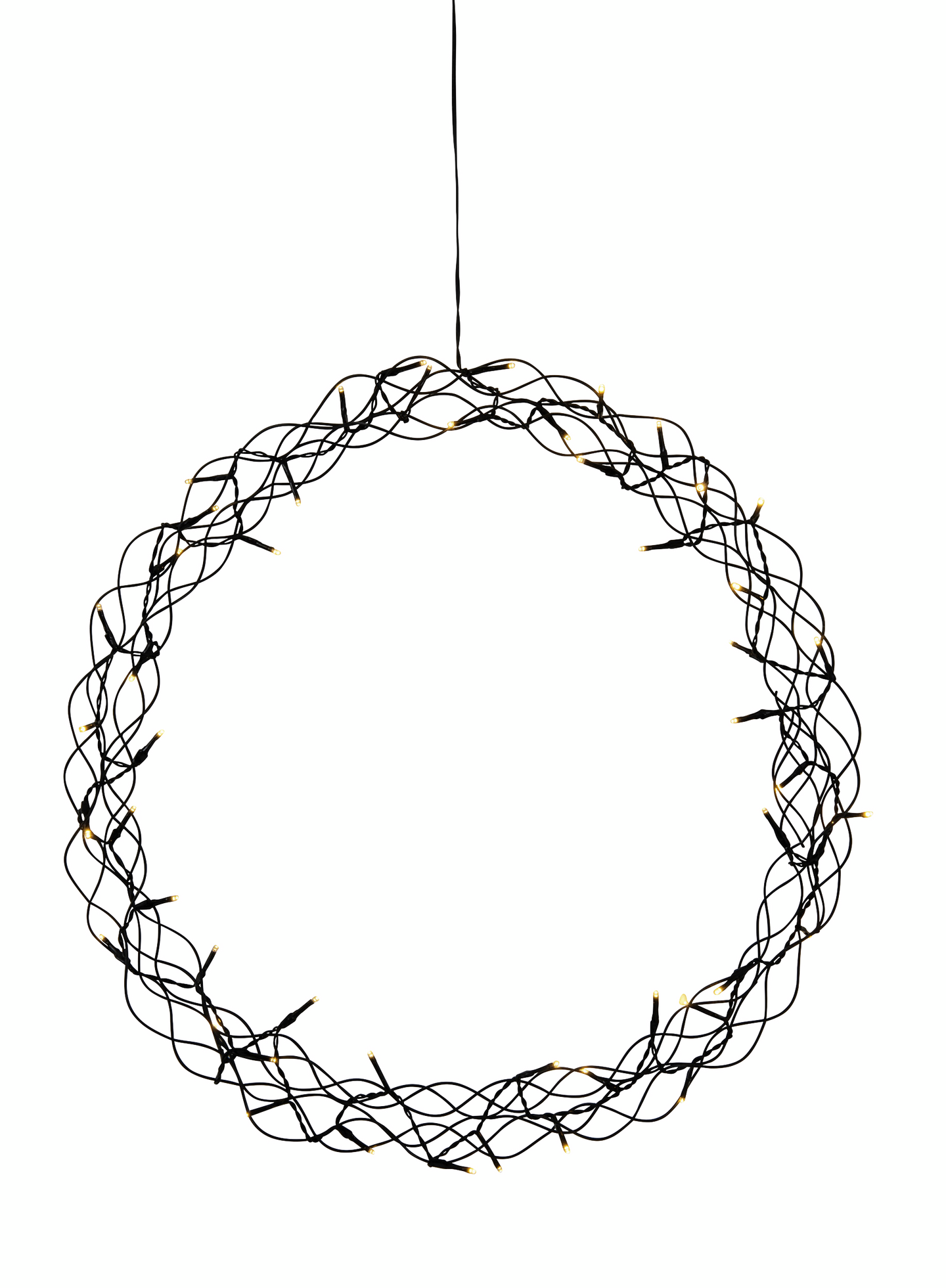 Kranssi Airam Merlin 50cm musta led IP20